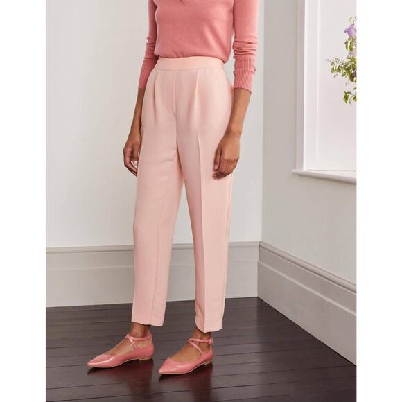 BODEN Albemarle Pull On Trouser Pants Milkshake Light Pink {3A50} - Picture 2 of 8